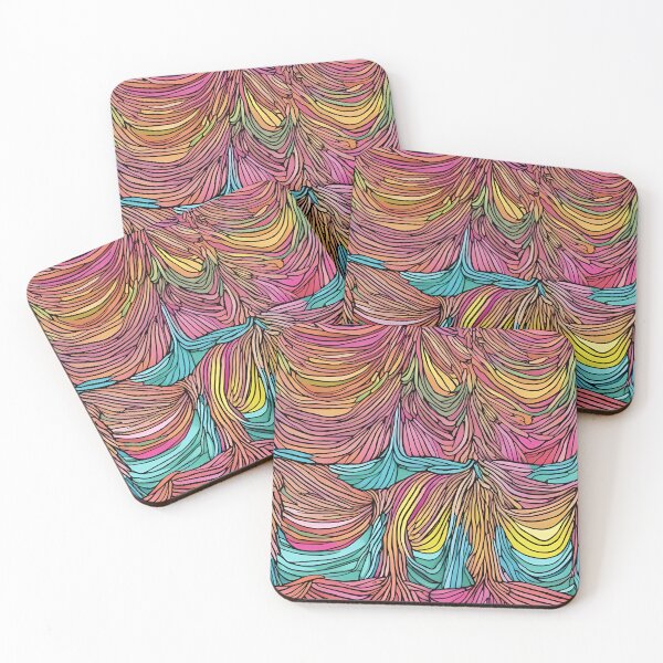 Item preview,  Spectacular Colorful Line Pattern designed and sold by DigiDreamyArt.