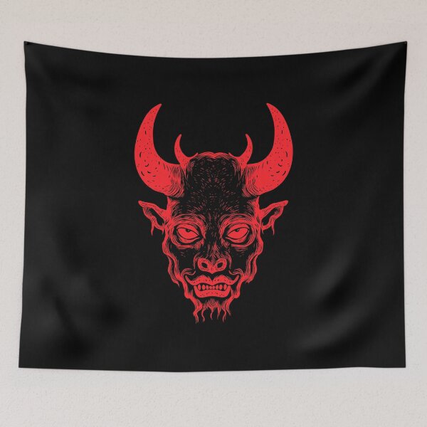 Item preview, Demonic Monster Face designed and sold by TheHellSong.