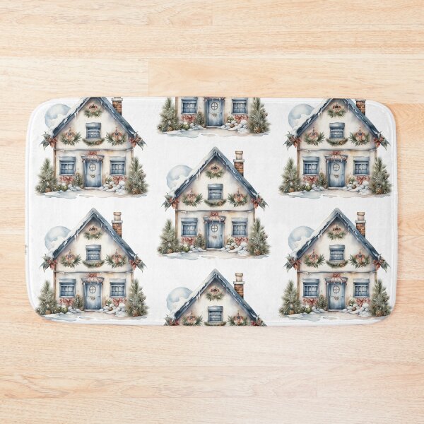 Artikelvorschau, Winter Wonderland House Verschneite Landschaft entworfen und verkauft von ZvekiVintage.