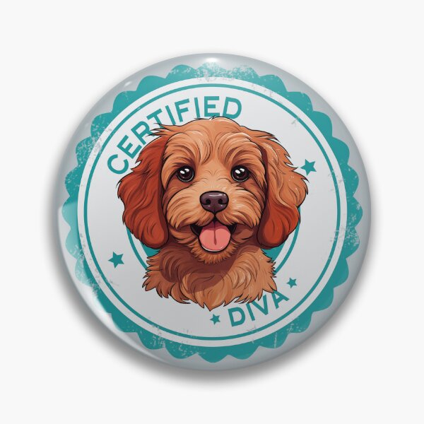 Item preview, Cavapoo Cavoodle Oodle Funny Certified Diva - Ruby Red designed and sold by wotsthis.