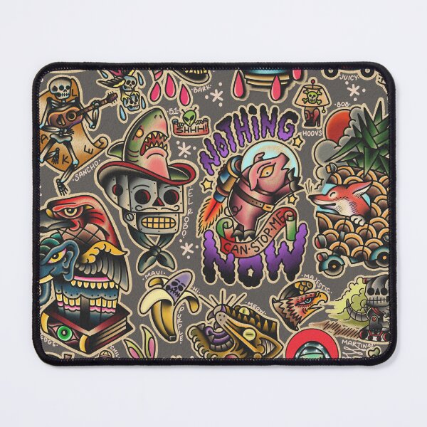 Item preview, Pork chop trippy sheet smaller print size designed and sold by Aloha-Life-808.