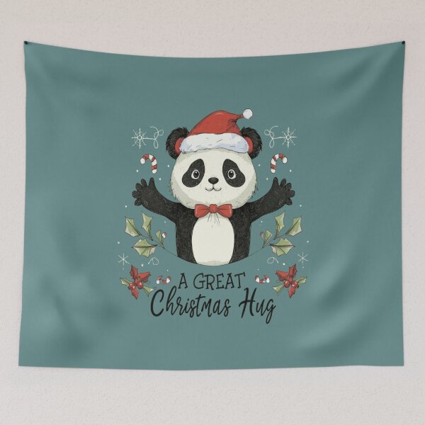 Item preview, Panda Giving A Great Christmas Hug designed and sold by Studio-DesignWw.