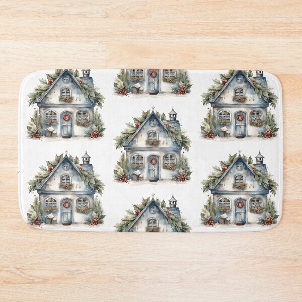 Artikelvorschau, Retro Vintage inspiriertes Weihnachtshäuschen Winterwunderland entworfen und verkauft von ZvekiVintage.