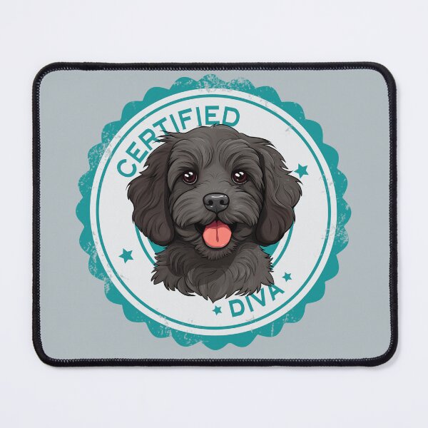 Item preview, Cavapoo Cavoodle Oodle Funny Certified Diva - Black designed and sold by wotsthis.