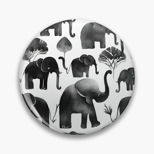 Item preview, Sweet elephants holding trunks seamless pattern designed and sold by IssaraStudio.