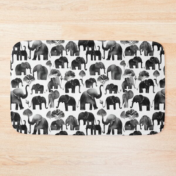 Item preview, Sweet elephants holding trunks seamless pattern designed and sold by IssaraStudio.