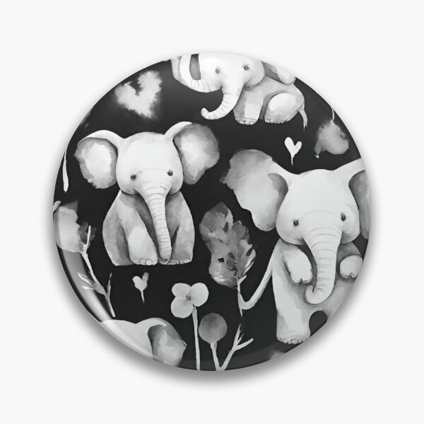 Item preview, Gentle elephants affectionately intertwining trunks seamless pattern designed and sold by IssaraStudio.