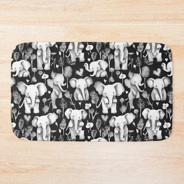 Item preview, Gentle elephants affectionately intertwining trunks seamless pattern designed and sold by IssaraStudio.