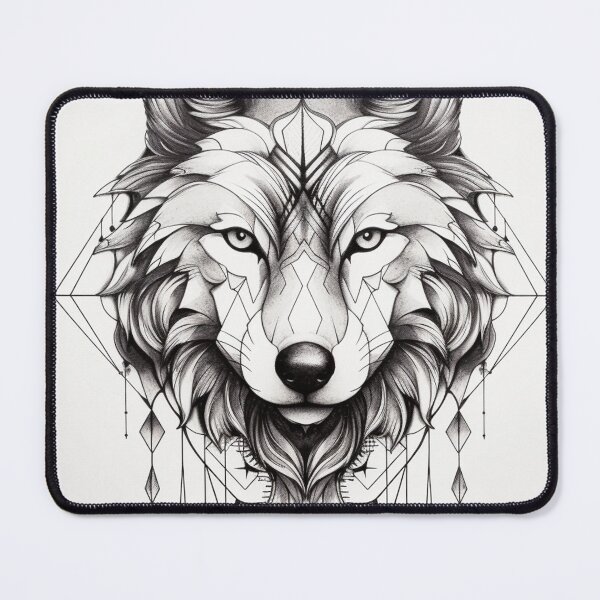 Item preview, Wolf Tattoo 2 designed and sold by AstroRisq.