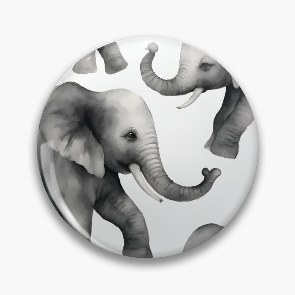 Item preview, Kind elephants tenderly entwining their trunks in a loving embrace seamless pattern designed and sold by IssaraStudio.