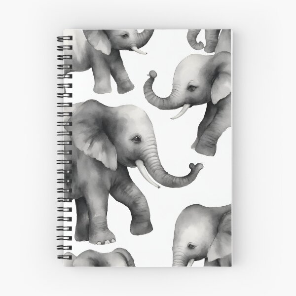 Item preview, Kind elephants tenderly entwining their trunks in a loving embrace seamless pattern designed and sold by IssaraStudio.