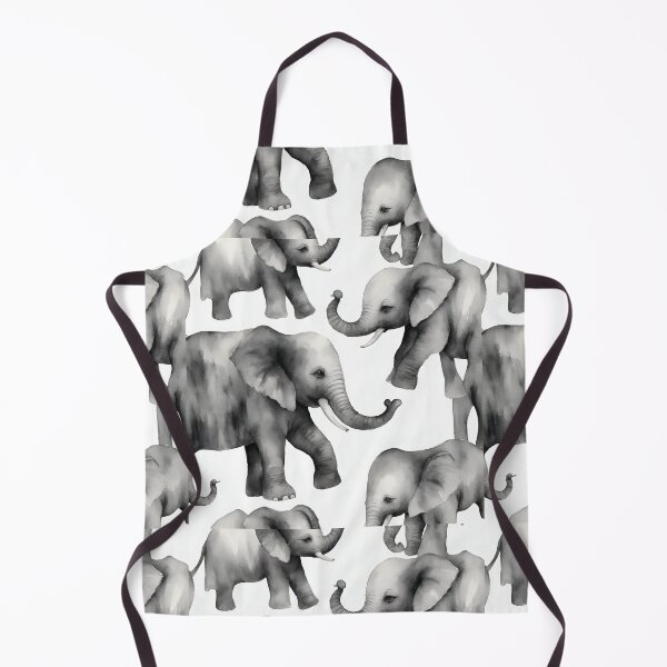Item preview, Kind elephants tenderly entwining their trunks in a loving embrace seamless pattern designed and sold by IssaraStudio.