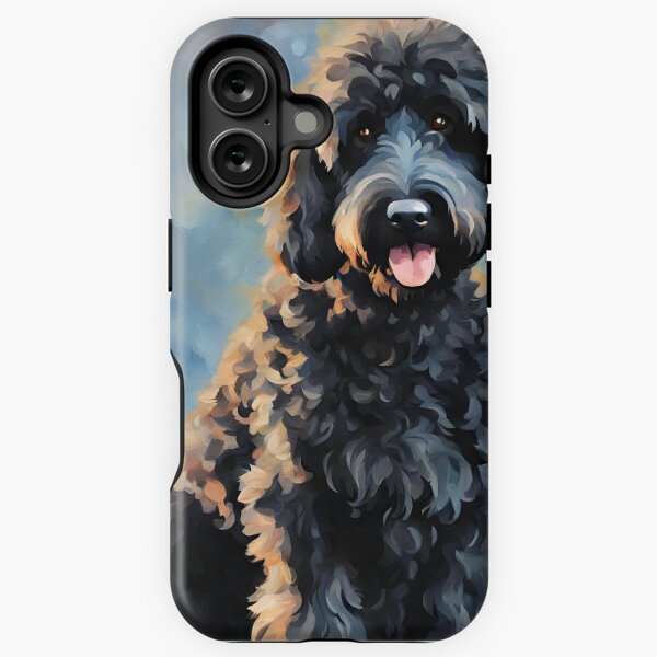 Item preview, Perro Doodle Labradoodle Negro designed and sold by Happy Dog Doodles.