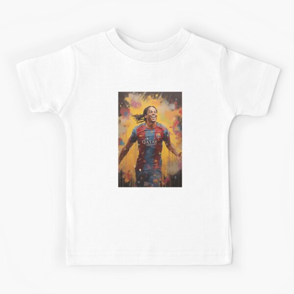 Vista previa del artículo con la obra «Celebración del gol de Ronaldinho», diseñado y vendido por ReverseWorld.