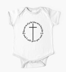 MATTHEW 11:28 circular One Piece - Short Sleeve
