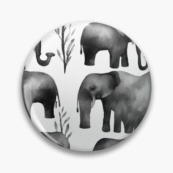 Item preview, Elephants tenderly intertwine trunks in a loving embrace seamless pattern designed and sold by IssaraStudio.
