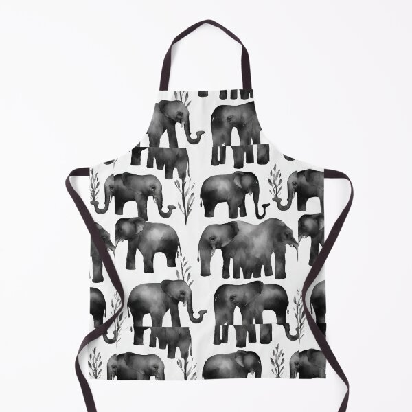 Item preview, Elephants tenderly intertwine trunks in a loving embrace seamless pattern designed and sold by IssaraStudio.