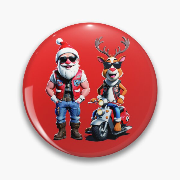 Item preview, The Christmas Gang 1-Santa & Reindeer/Santa & Rednose designed and sold by Wonder-Place.