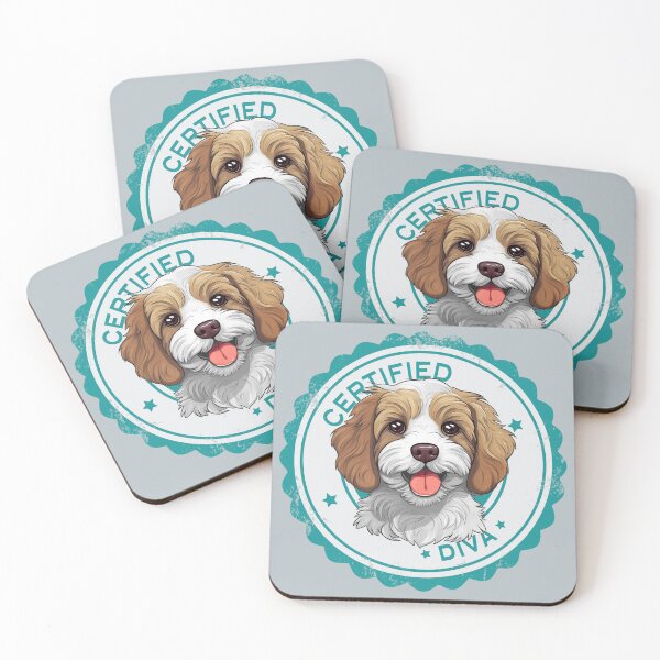 Artikelvorschau, Cavapoo Cavoodle Oodle Lustige zertifizierte Diva – Blenheim entworfen und verkauft von wotsthis.