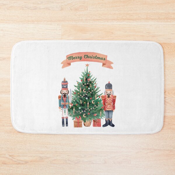 Item preview, Merry Christmas Nutcrackers with tree designed and sold by Thirdsun.