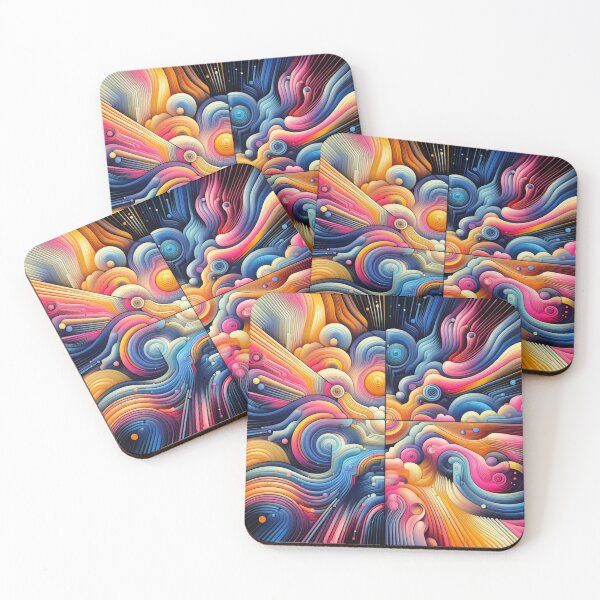 Item preview, Neo color-with abstract design and mind illusion designed and sold by erkabees.
