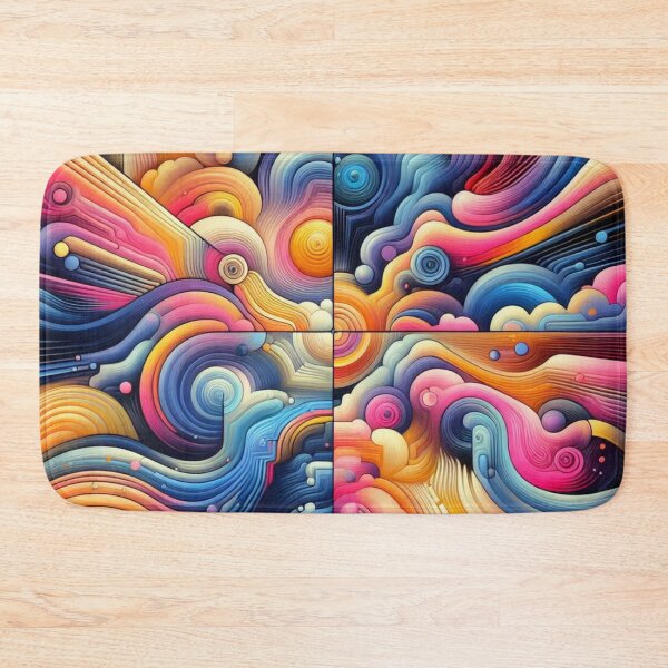 Item preview, Neo color-with abstract design and mind illusion designed and sold by erkabees.