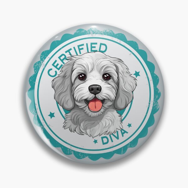 Artikelvorschau, Cavapoo Cavoodle Oodle Lustige zertifizierte Diva – Weiß entworfen und verkauft von wotsthis.