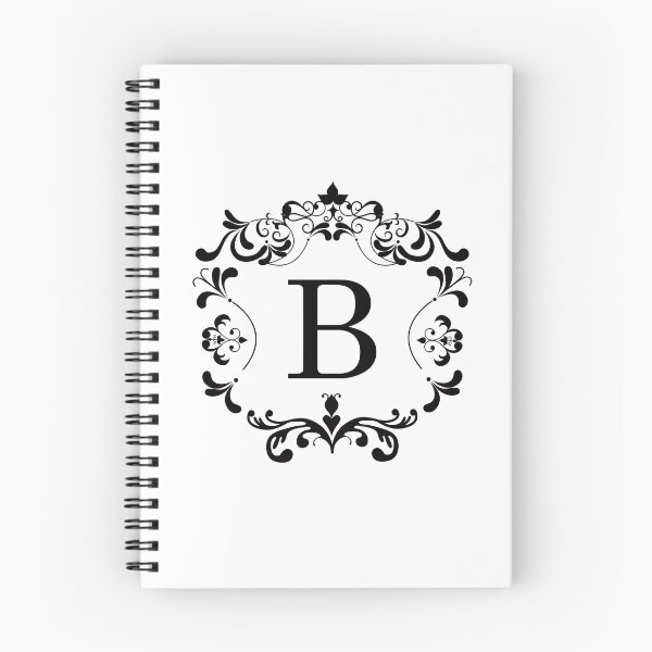 Item preview, Monogram B Retro Elegant Frame designed and sold by simplymonogram.