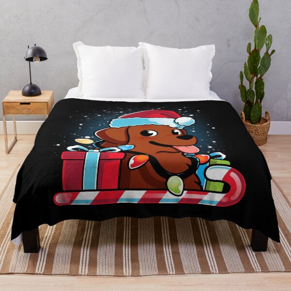 Item preview, Chocolate Brown Labrador Dog Christmas designed and sold by DigitalMagician.