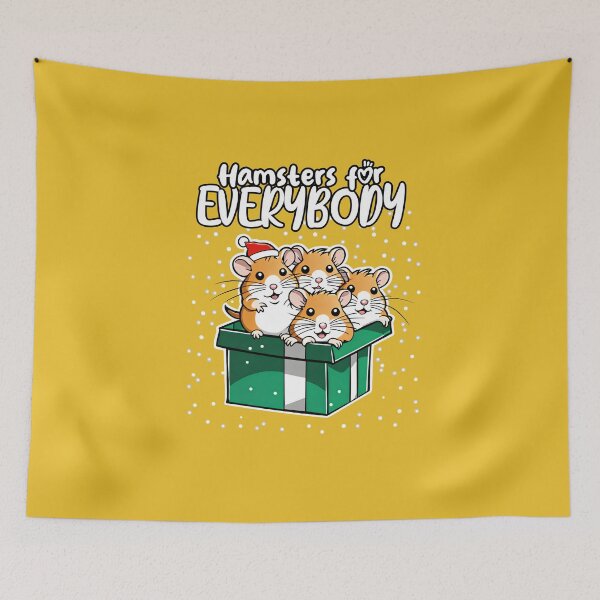 Item preview, Hamsters For Everybody Funny Not Ugly Cute Christmas Sweatshirt designed and sold by 4TeeToo.