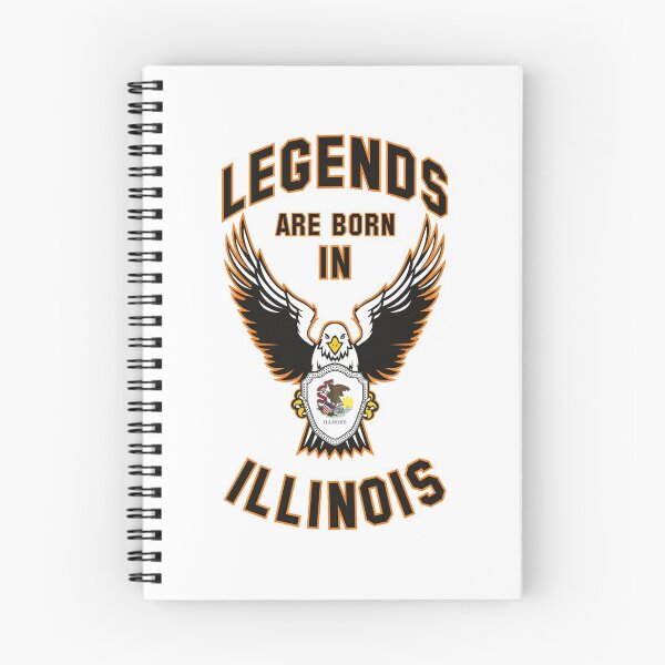 Item preview, Legends are born in Illinois designed and sold by beloknet.
