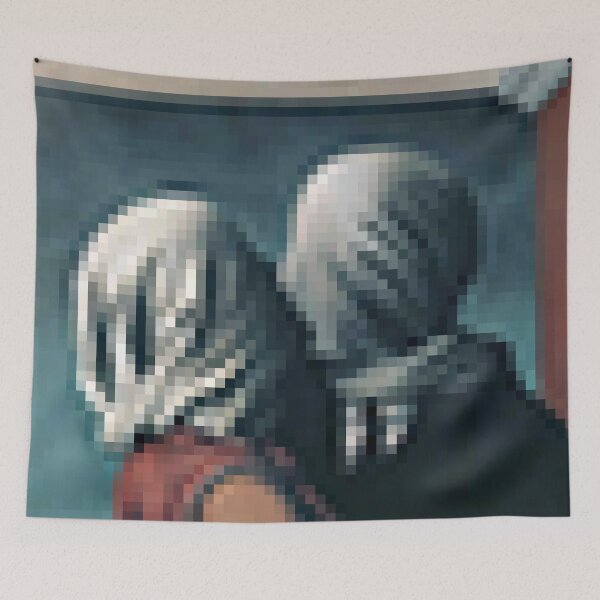 Item preview, Minecraft Painting The Lovers designed and sold by Saikishop.