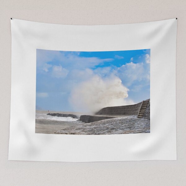 Item preview, Storm Ciarán at Lyme Regis designed and sold by Dorset Girl.