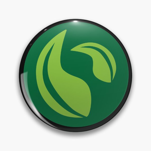 Item preview, Grass Type Icon designed and sold by galaxydaydreams.
