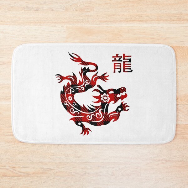 Item preview, Chinese Year Of The Dragon - Buffalo Plaid designed and sold by Happy Puppy Print On Demand.
