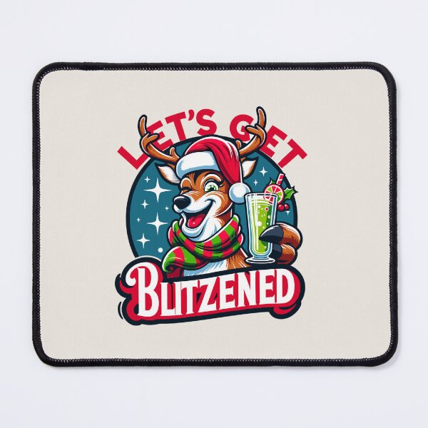 Item preview, Festive Reindeer Cheer - Let's Get Blitzened designed and sold by Bratak.