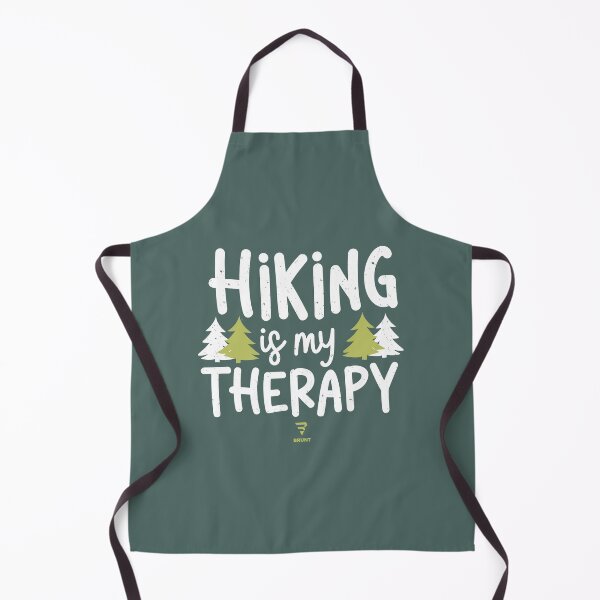 Item preview, HIKING IS MY THERAPY Tee. The perfect companion for your outdoor adventures designed and sold by BRUNTadventures.