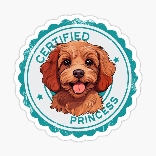 Item preview, Cavapoo Cavoodle Oodle Funny Certified Princess - Ruby Red designed and sold by wotsthis.