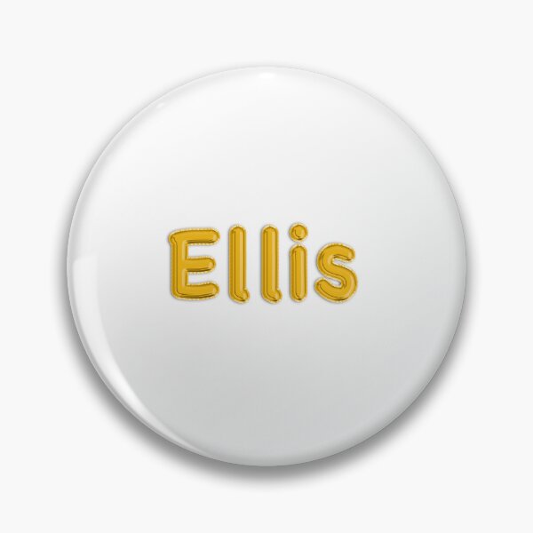 Item preview, Golden Balloon Foil Ellis Name Label designed and sold by NormadWorld.