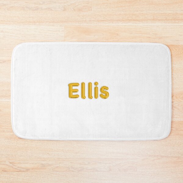 Item preview, Golden Balloon Foil Ellis Name Label designed and sold by NormadWorld.