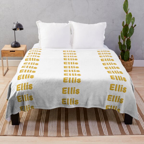 Item preview, Golden Balloon Foil Ellis Name Label designed and sold by NormadWorld.
