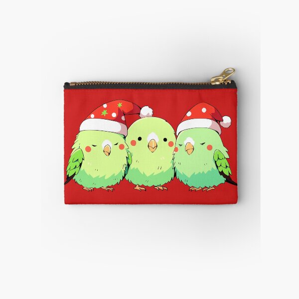 Item preview, Cute Budgerigars Bird Christmas designed and sold by Niktarka.