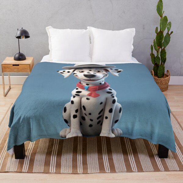 Item preview, Cute smiling cartoon Dalmatian dog designed and sold by Colorful-Worlds.