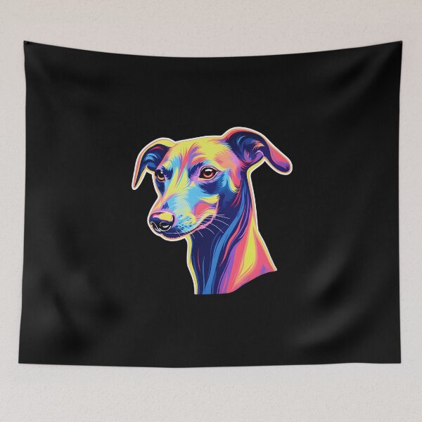 Item preview, Diseño De Neón De Whippet designed and sold by CUTEDOGGIEZ.