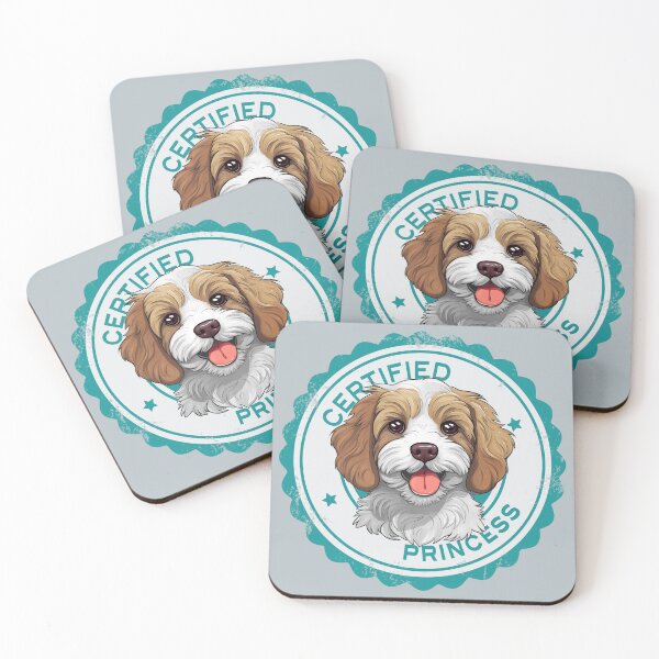 Artikelvorschau, Cavapoo Cavoodle Oodle Lustige zertifizierte Prinzessin – Blenheim entworfen und verkauft von wotsthis.