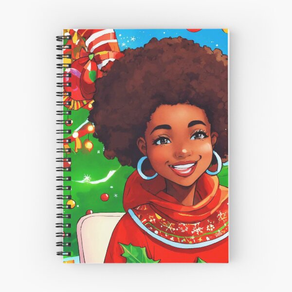 Item preview, Cute Black Girl Afro Christmas designed and sold by Bunmigraphics .