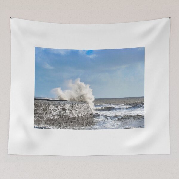 Item preview, Storm Ciarán at Lyme Regis designed and sold by Dorset Girl.