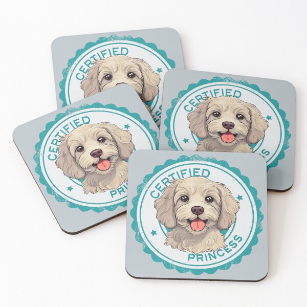 Artikelvorschau, Cavapoo Cavoodle Oodle Funny Certified Princess – Creme entworfen und verkauft von wotsthis.