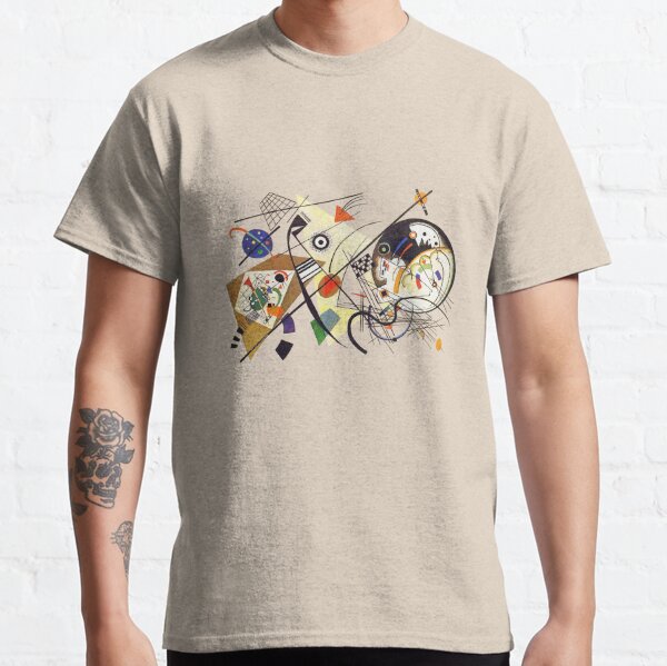 HD. Transverse Lines (1923), by Wassily Kandinsky Classic T-Shirt