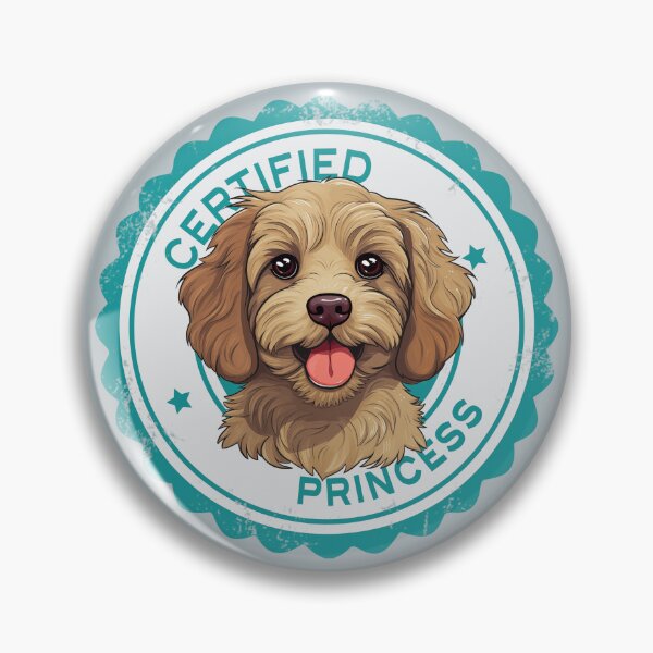 Artikelvorschau, Cavapoo Cavoodle Oodle Funny Certified Princess Oodle – Gold entworfen und verkauft von wotsthis.